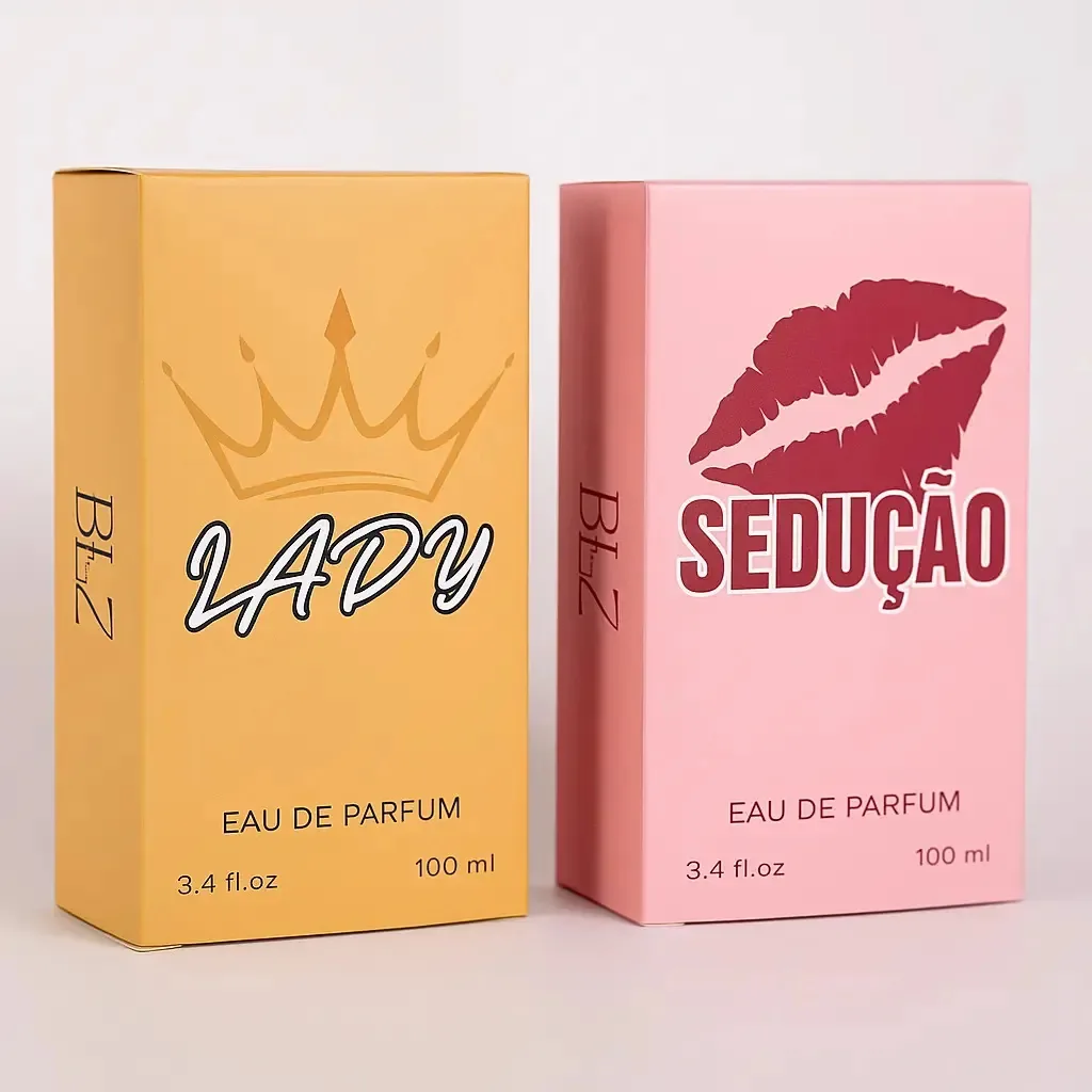 02 Perfumes Femininos 100ml Ref - Blz Que Só