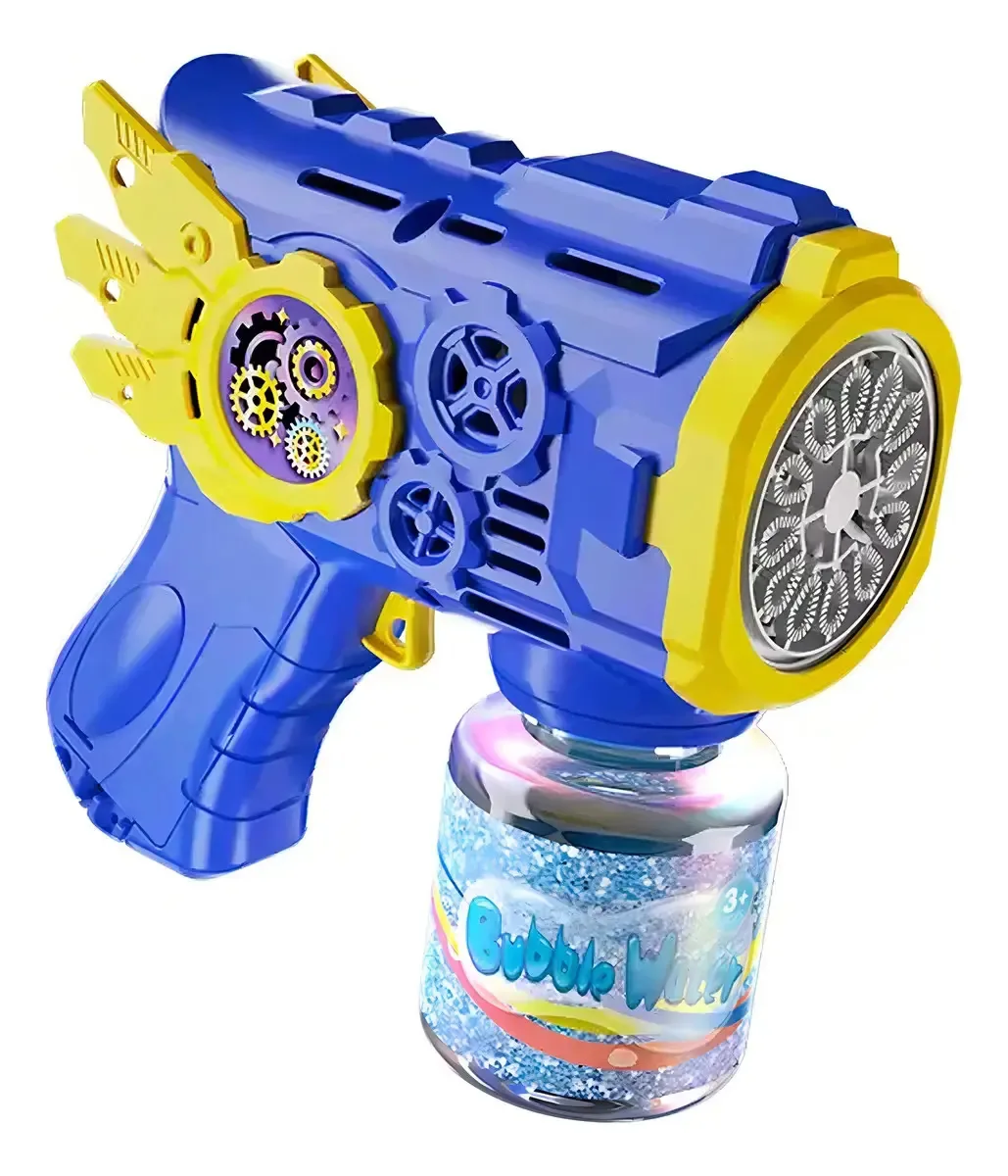 Brinquedo Maquina Lança Sabão Azul