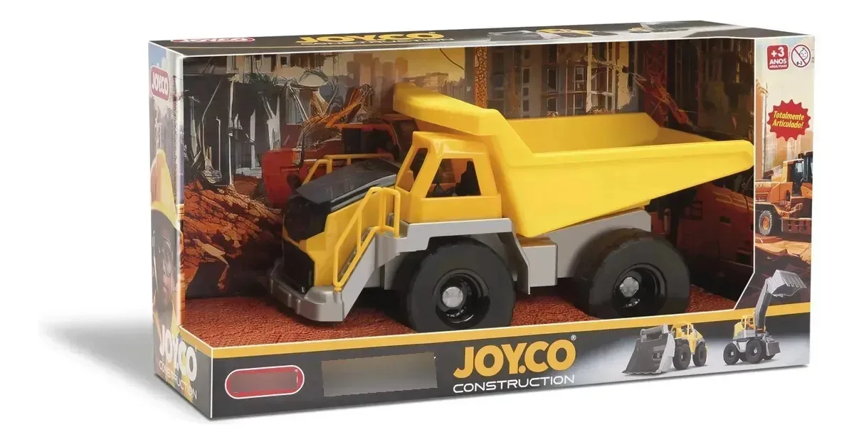Caminhão Mineração Joyco Construction - Bambola Amarelo
