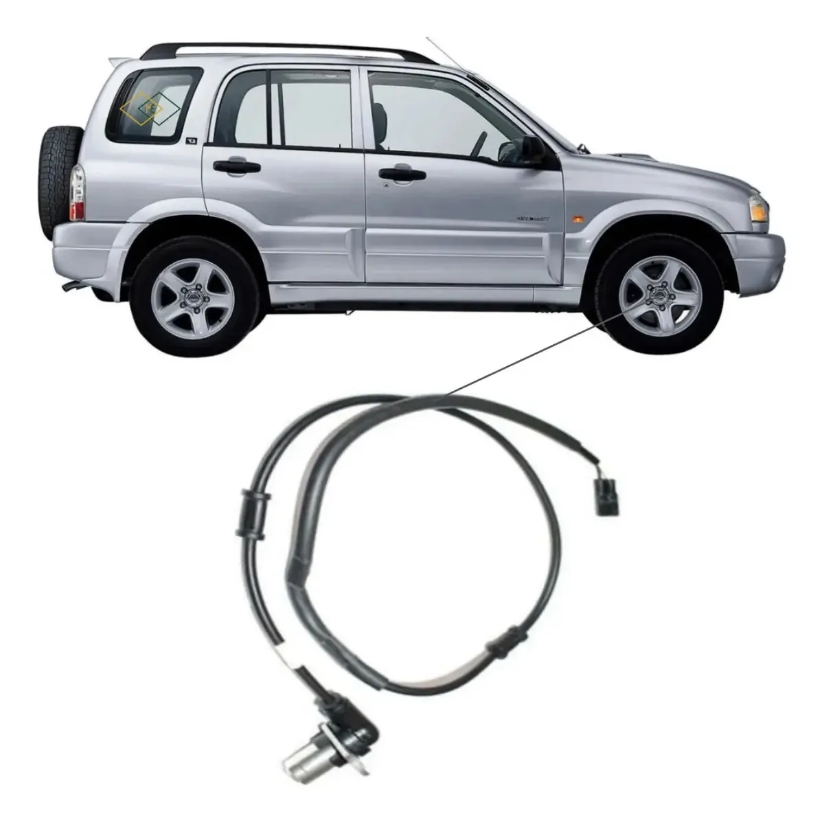 Sensor Abs Chevrolet Tracker 2008 4x4 Dianteiro Direito