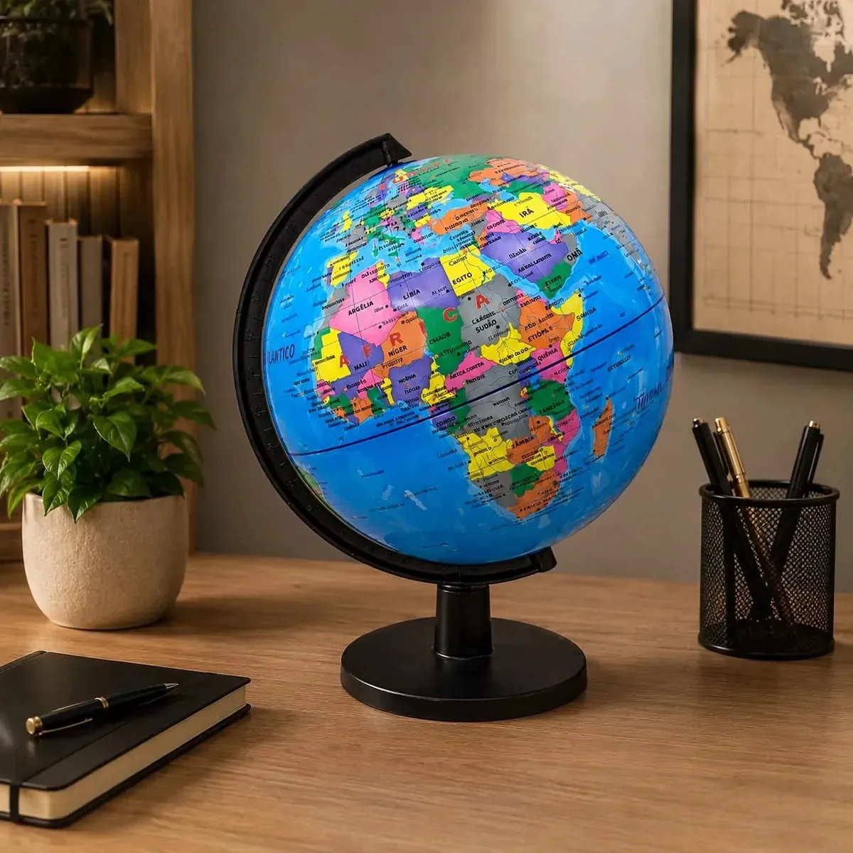 Globo Terrestre 31cm Decorativo E Educativo 27429 - Vencedor