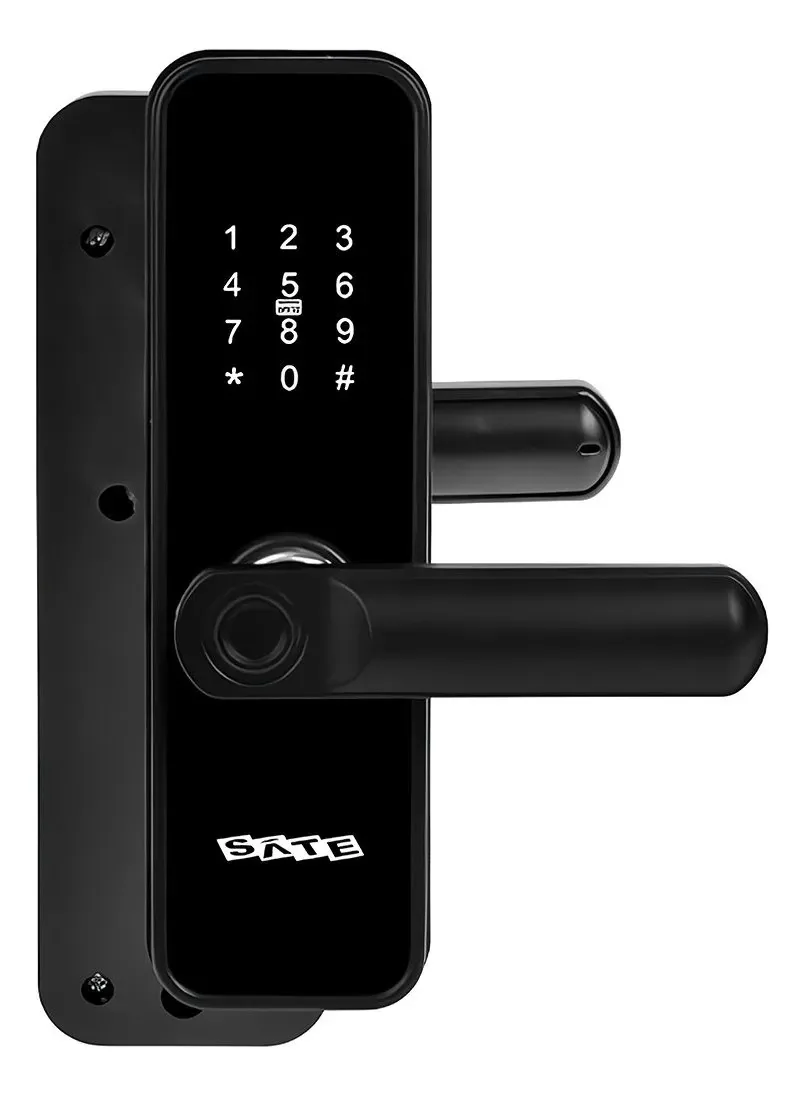 Fechadura Digital Satellite Sl-71 Biometria Senha Cartao