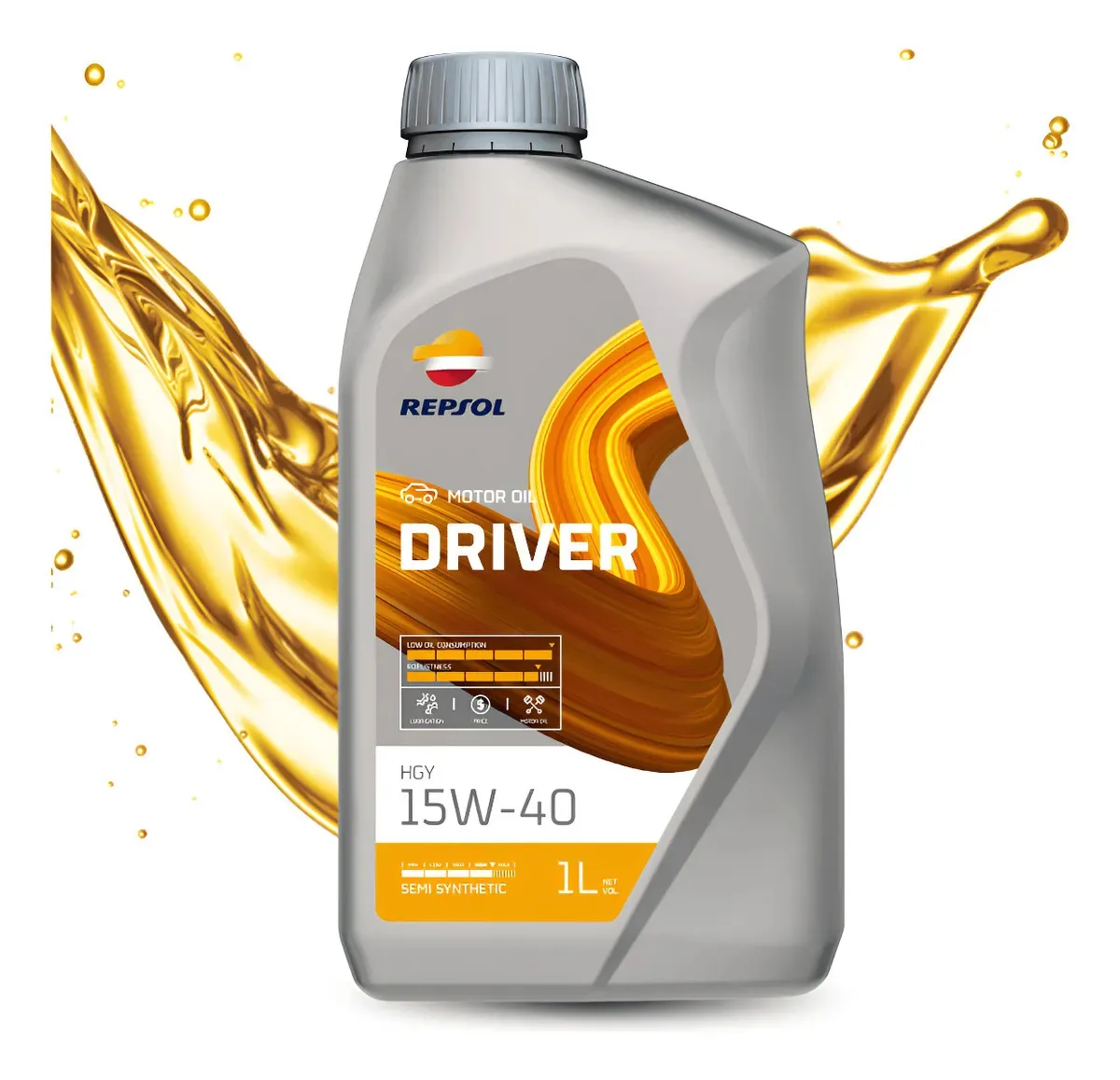 Óleo Motor Repsol Driver Hgy 15w40 Semi-sintético 1l