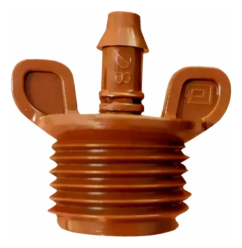 Conector Inicial P/tubo Gotejador 8mmx1/2 Rain Bird Marrom