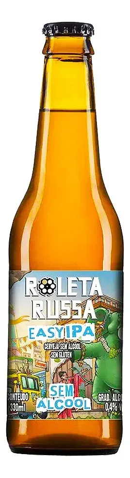 Cerveja Roleta Russa S Alcool Easy Ipa 330ml 0,0 G A Tam 330ml