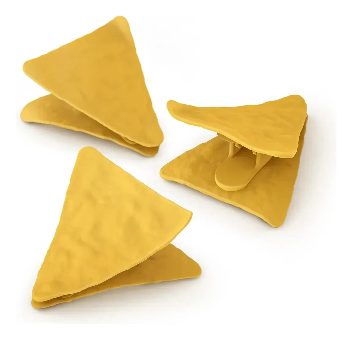 Kit 4 Prendedores Selador Para Embalagens Tortilla Clips