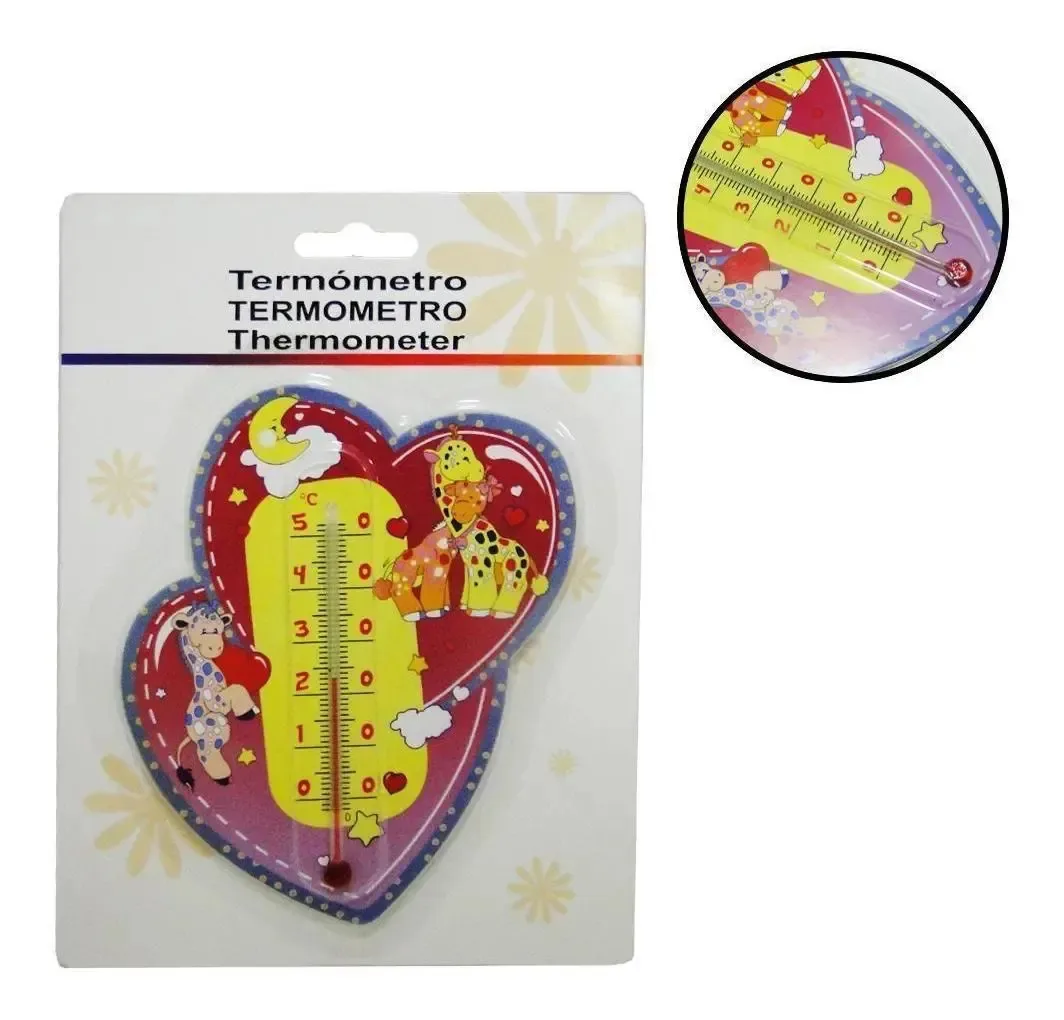 Termometro Parede Plastico Ambiente Magnetico 13,5x11,5cm