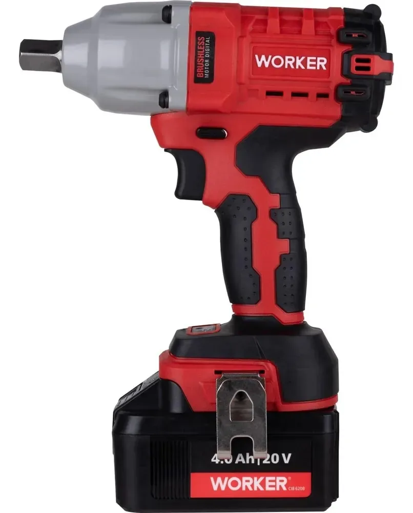 Chave De Impacto Com Torque 620nm Motor Brushless Worker