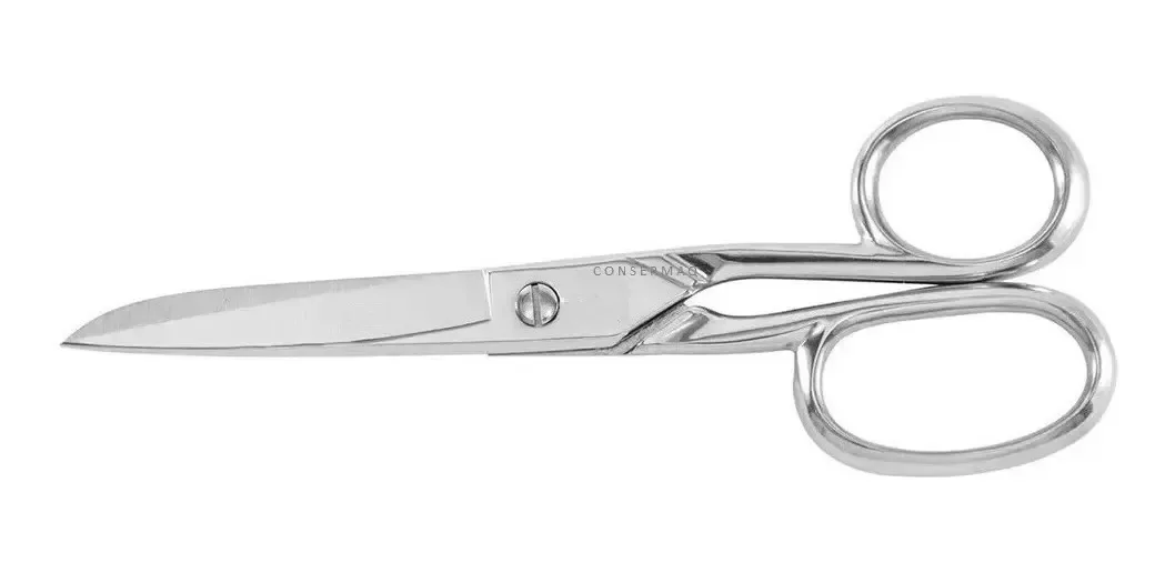 Tesoura Aço Inox Alfaiate Costura Profissional Forjada 22cm