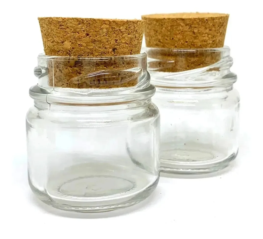 Pote Vidro 40ml Nadir Figueredo 12 Und Rolha Cortiça. Cortiça
