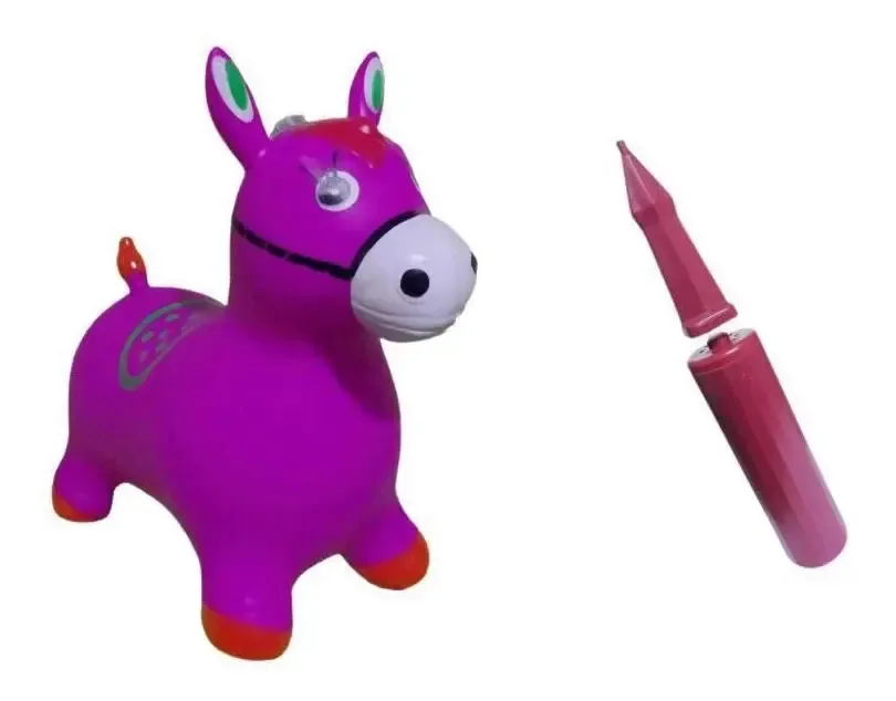 Cavalinho Upa Upa Musical Com Luz Pula Pula Mais Inflador
