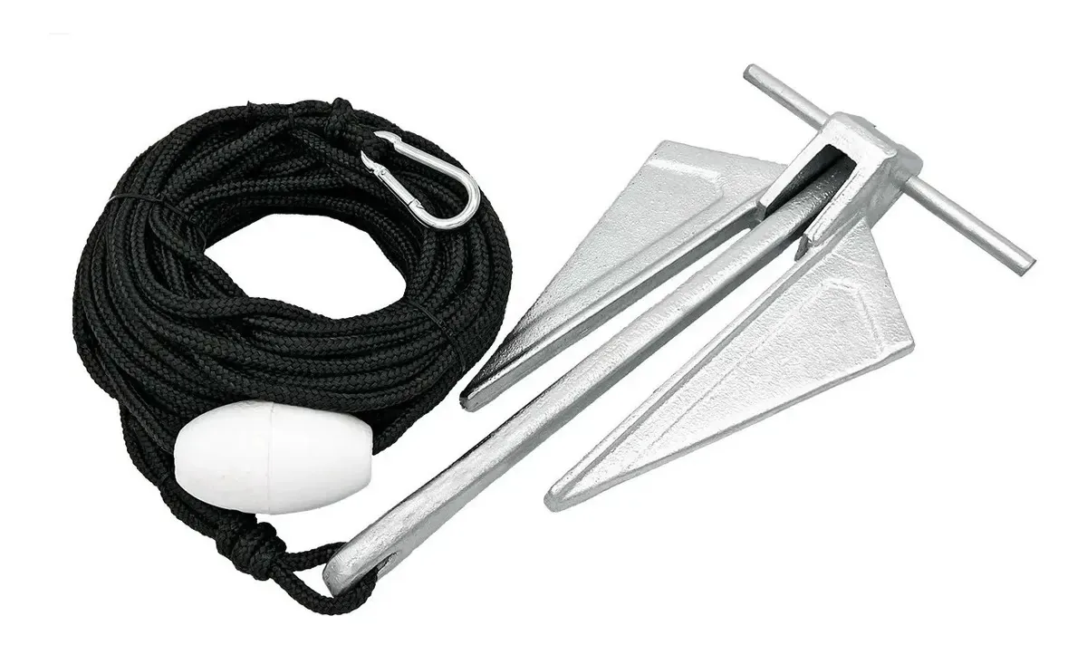 Kit Ancora Veleiro 5kg (35 Metros) Danforth