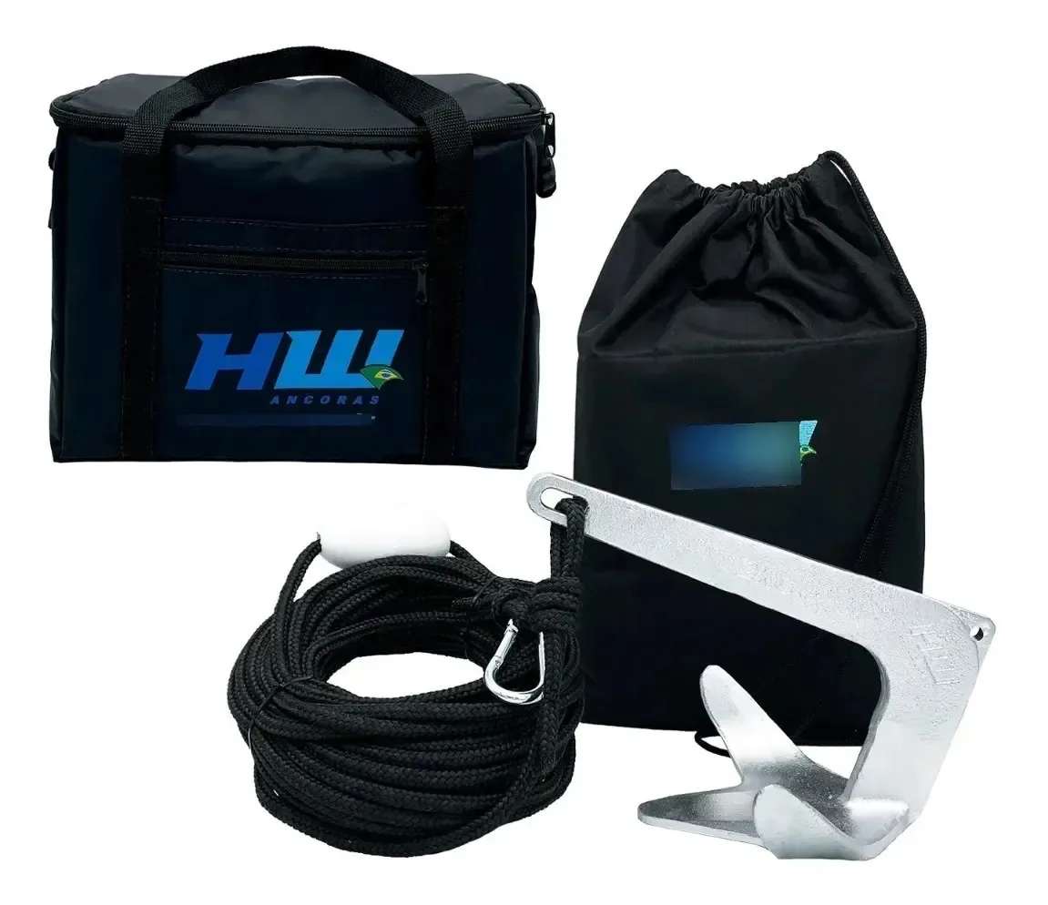 Kit Ancora 3,5kg Bruce Para Jet Ski Barco + Bolsa Termica Hw