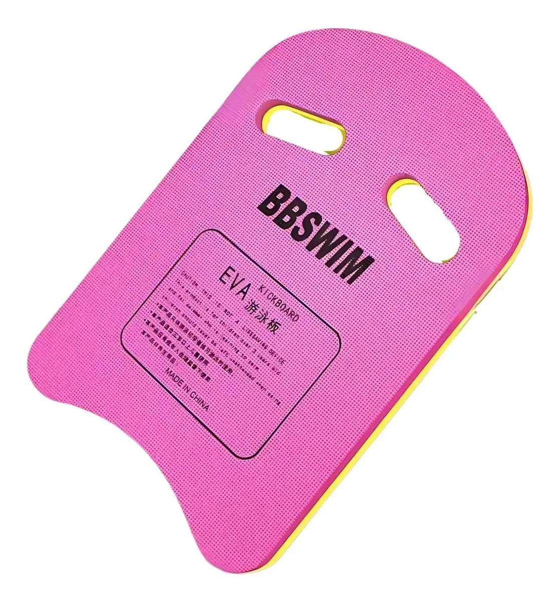 Prancha Boia Natação Infantil Flutuante Tradicional Cor Rosa/Amarelo