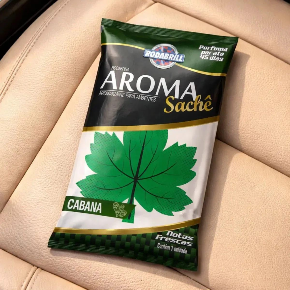 Aromatizante Sachê Perfumado Para Carro E Casa Duradouro Verde Cabana