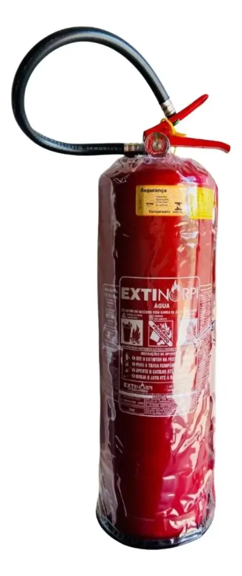 Capa Para Extintor Incêndio 10l 12kg C/ Visor Transparente