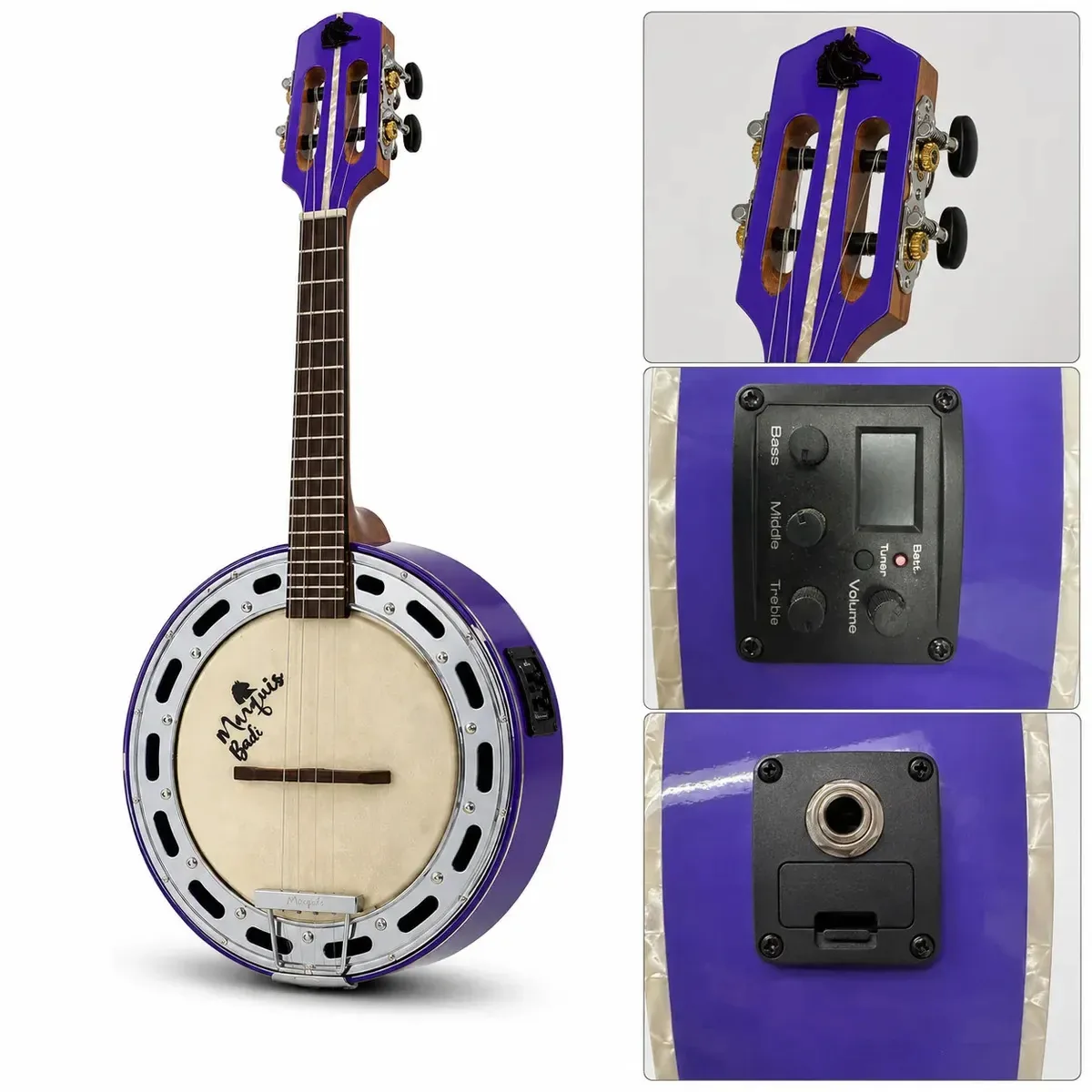 BANJO MARQUES BAJ-143 PUEQ ROXO ATIVO samba pagode show studio