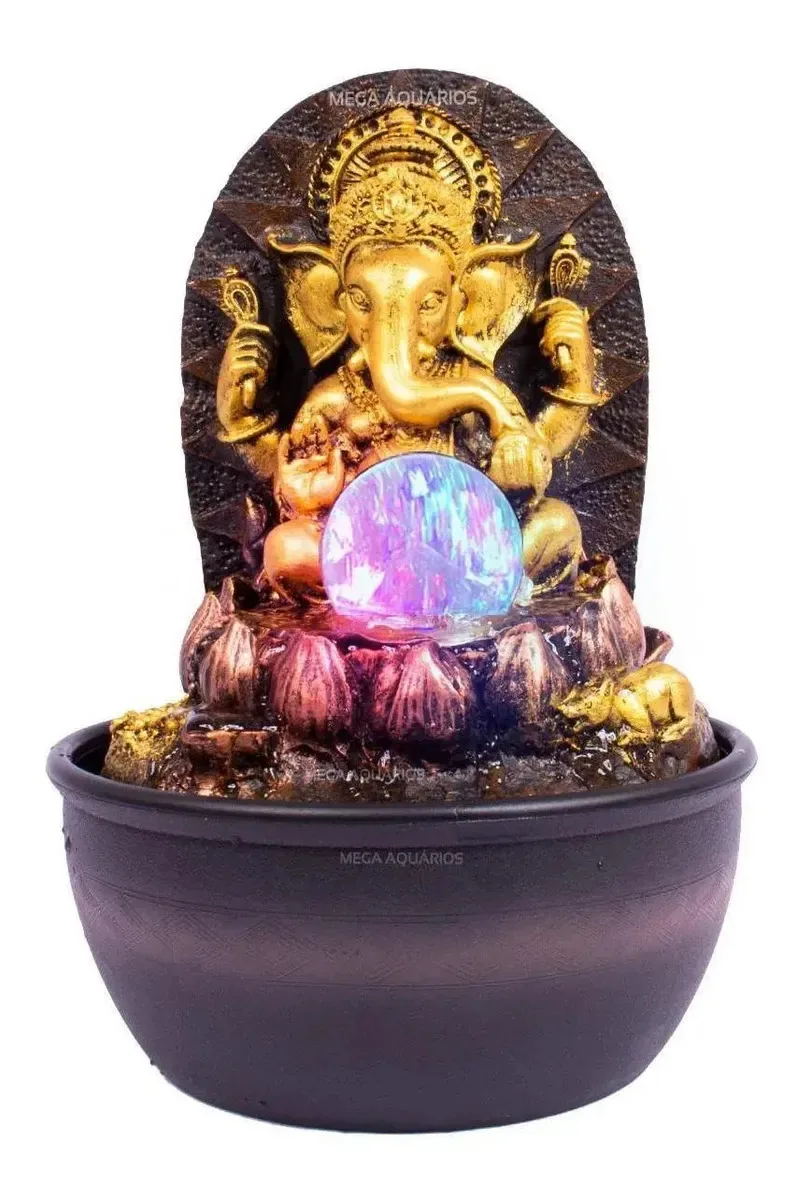 Presente Criativo Fonte De Água Decorativa Com Led 2014