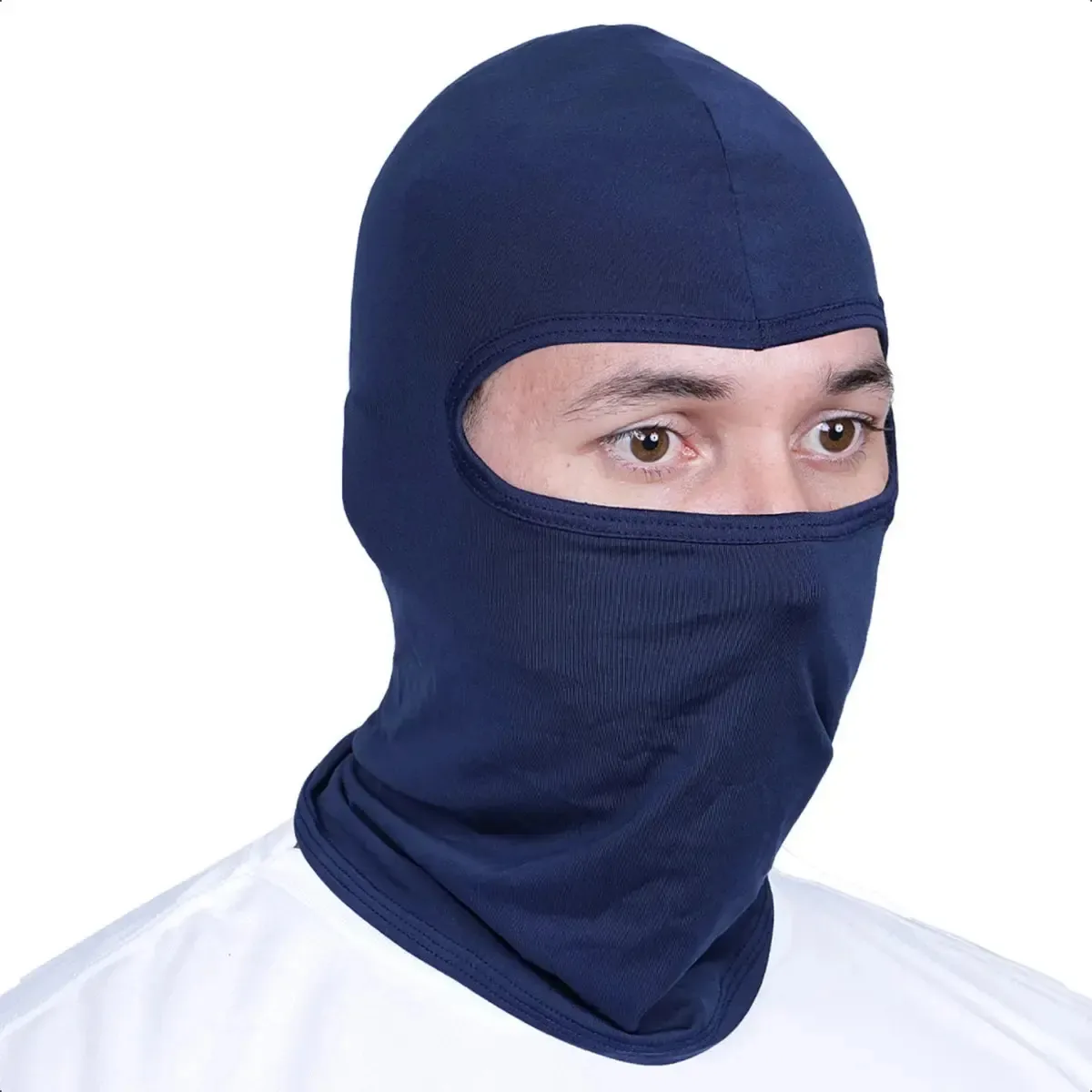 Mascara Balaclava Paintball Ninja Touca Proteção Uv Airsoft Balaclava Azul