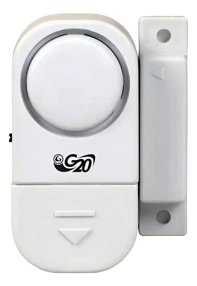 Alarme E Anunciador Magnético De Porta E Janela Segurança Branco