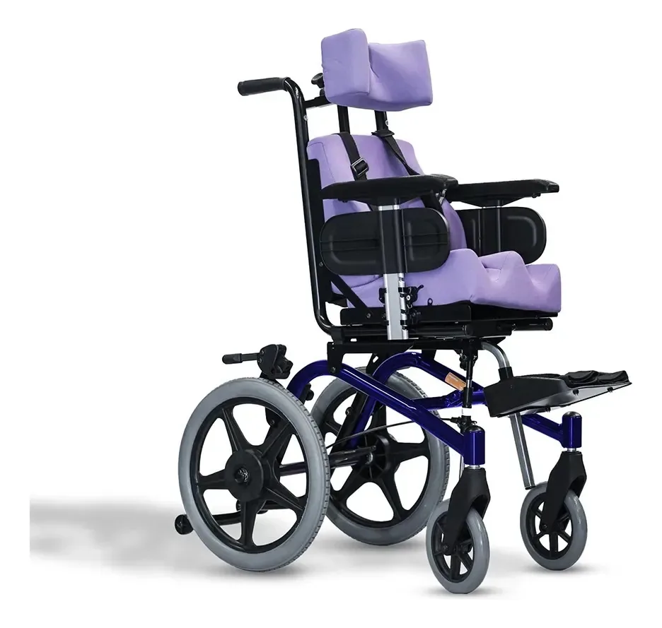 Cadeira De Rodas Conforma Tilt Adulto E Infantil Lilás