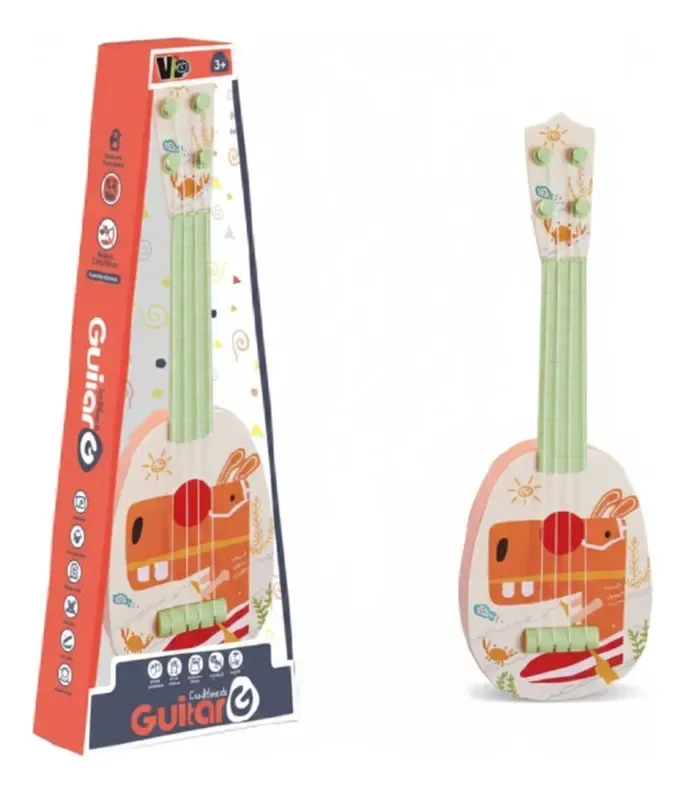 Mini Banjo Musical Infantil - Vip Amarelo