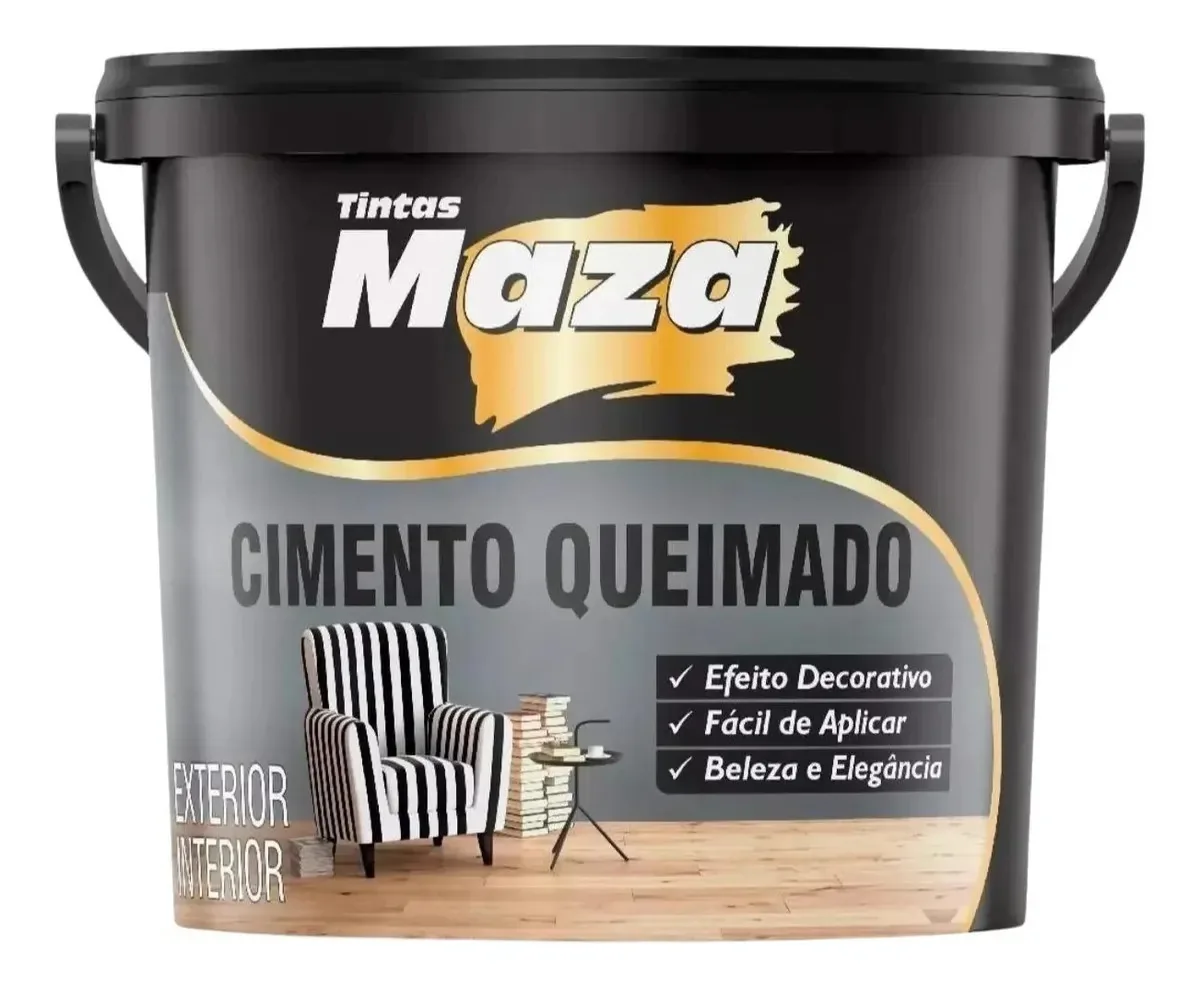 Efeito Cimento Queimado Revestimento 5,6kg Maza