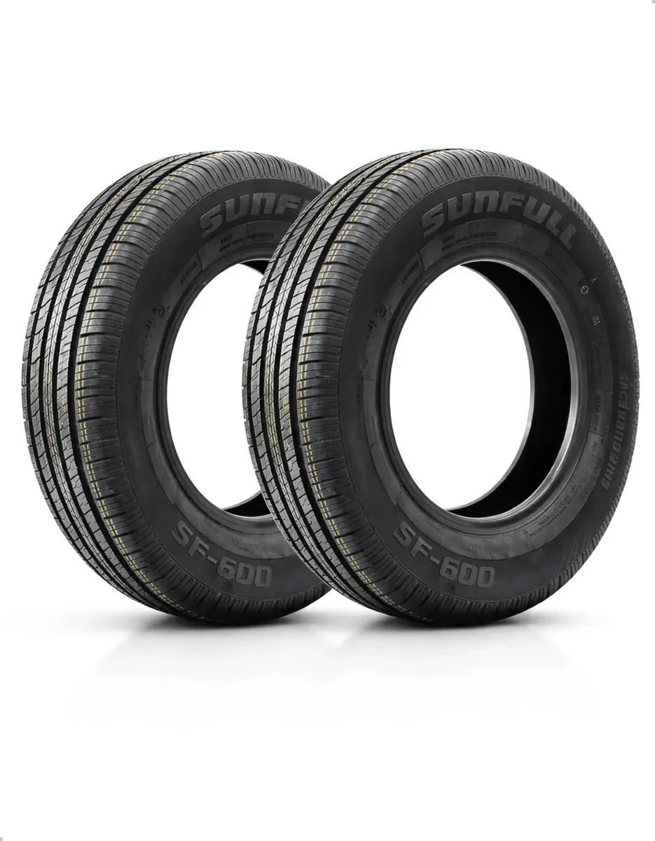 Kit 2 Pneus Sunfull SF-600 175/75R14 86T para Gol, Uno e Palio