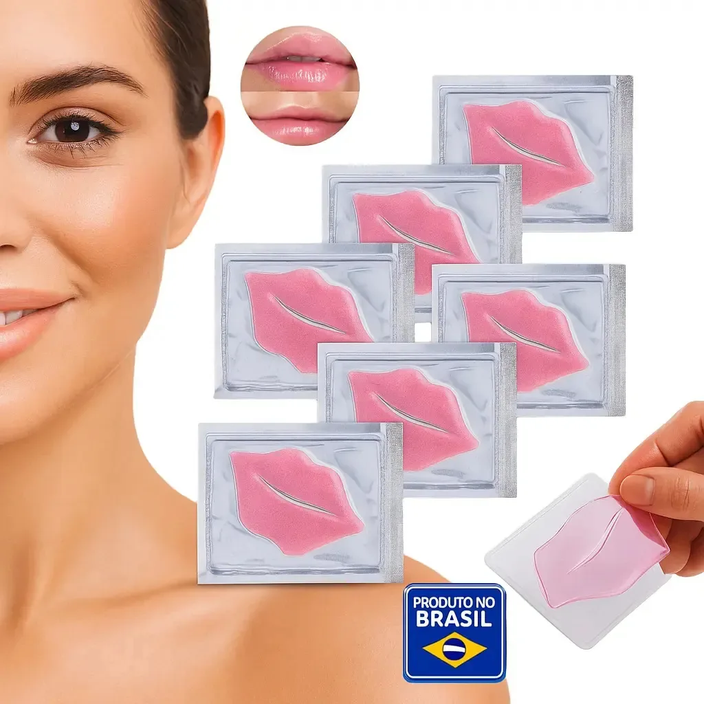 Máscaras Labial Hidratante Colágeno Boca Nutritiva 100 Und