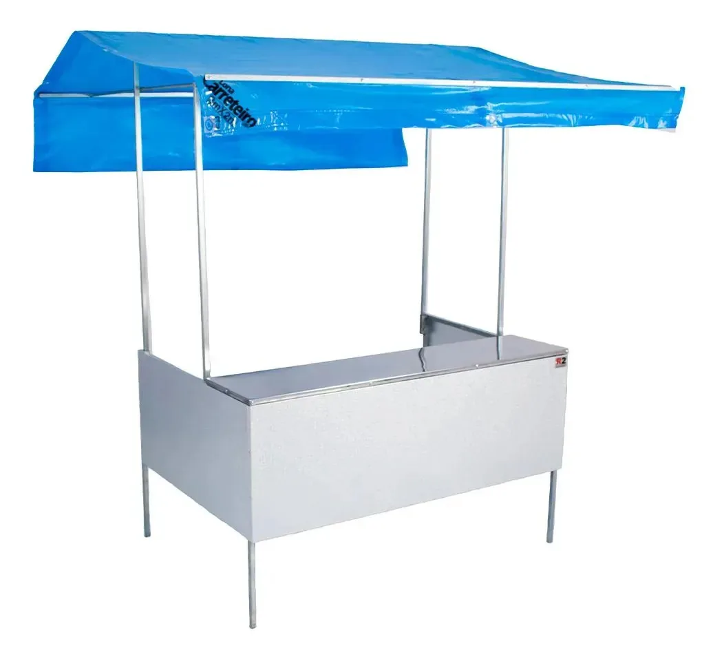 Barraca Para Feira De Pastel R2 1,5m Desmontável 66156 Azul-aço