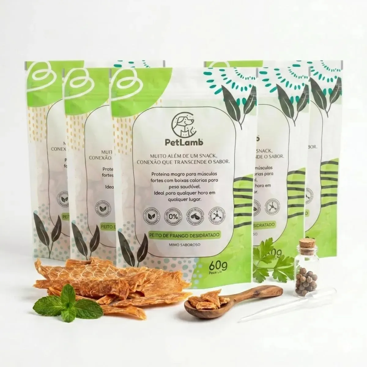 Kit 5 Peito De Frango Desidratado