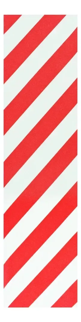 Lixa De Skate Emborrachada Desenhos Vermelho E Branco