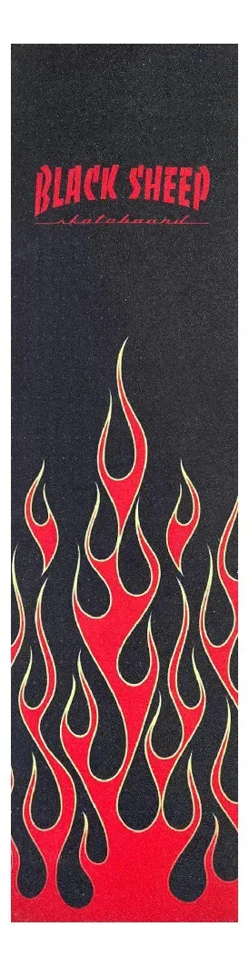 Lixa De Skate Emborrachada Desenhos Flame