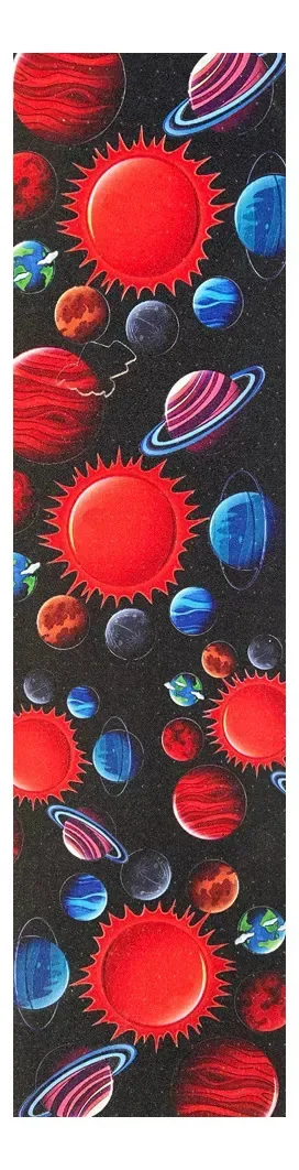 Lixa De Skate Emborrachada Desenhos Planetas