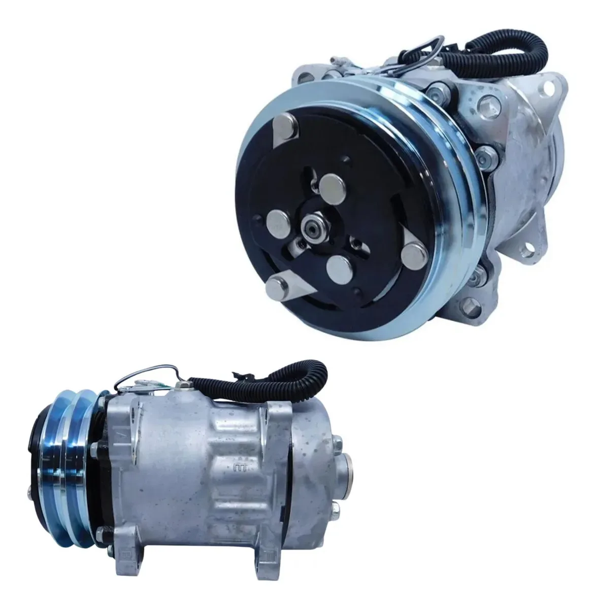 Compressor Universal Sanden 7h15 12v Fix 8 Orelhas