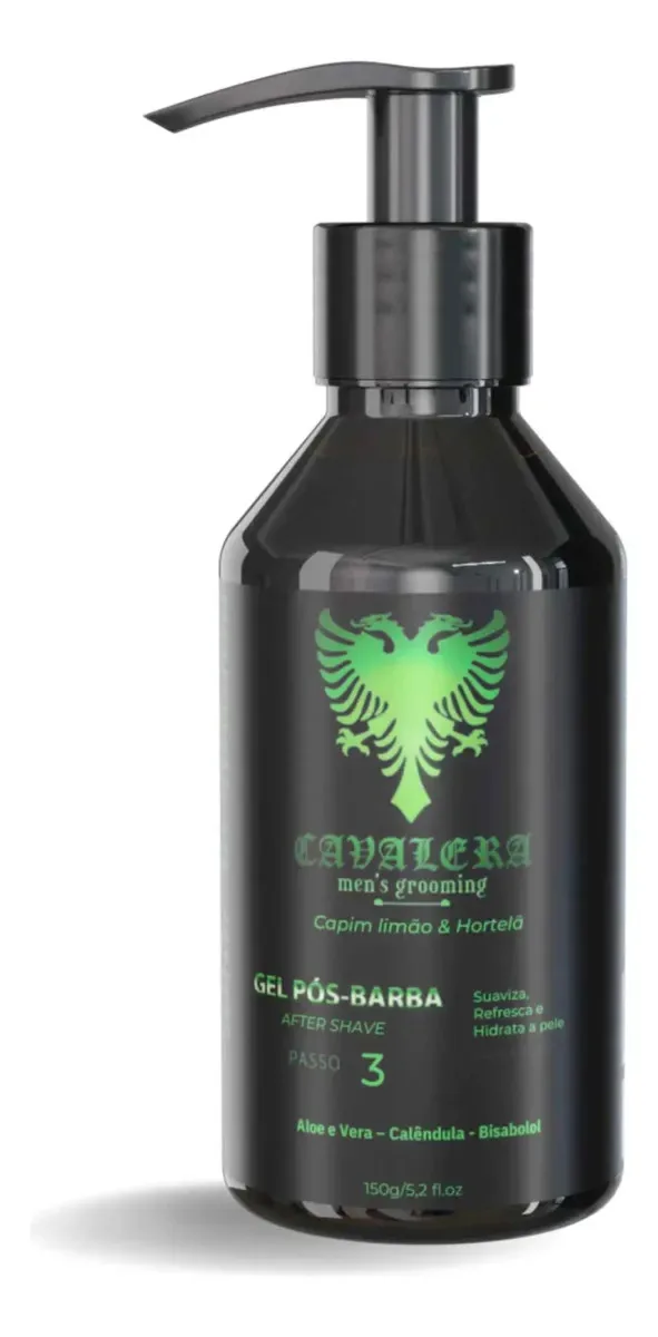 Gel Pós Barba Refrescante Cavalera Capim Limão 150ml