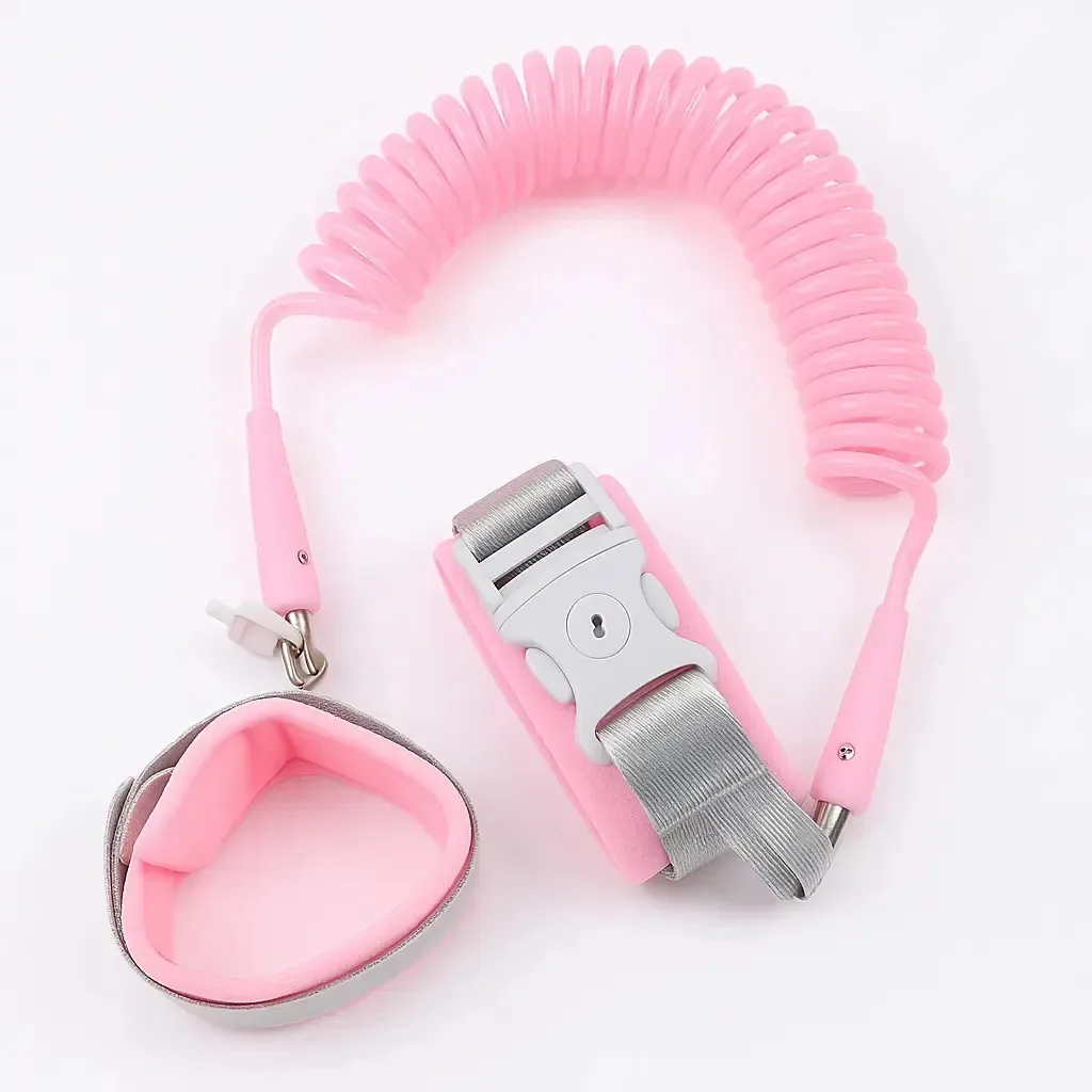 Coleiras de pulso anti-perda Pandinha+ xm-31161/2 cor rosa x unidade