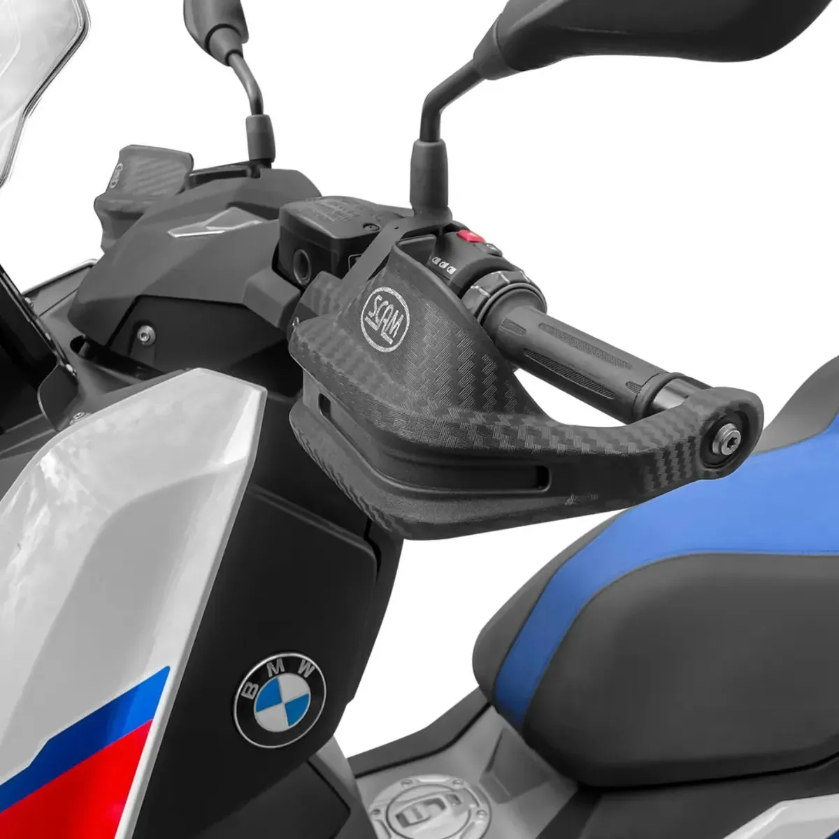 Protetor De Mão Bmw C400x 2024+ Scam Spto804 Preto Fosco Esquerdo/direito