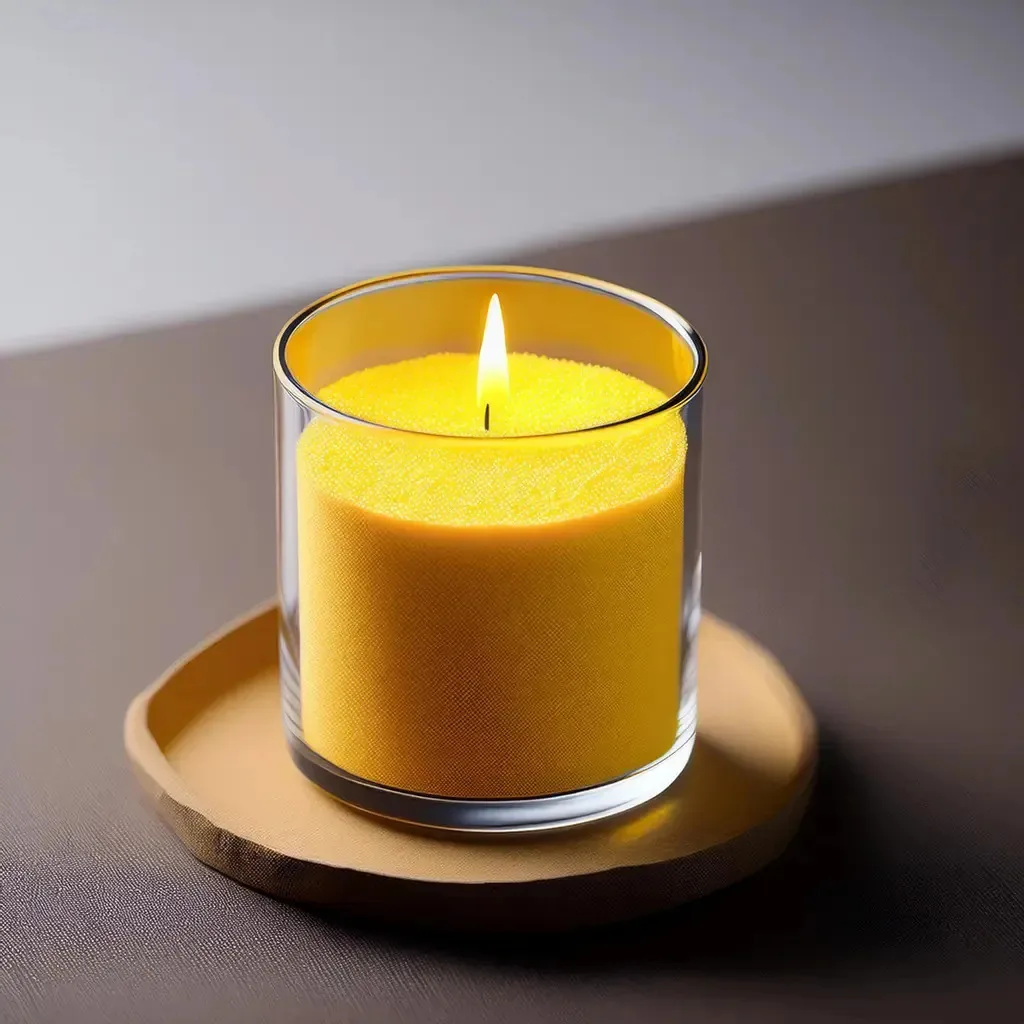Vela De Areia Parafina Vegetal Amarela Fácil E Sem Derreter Amarelo Vela De Areia Parafina Vegetal A Sua