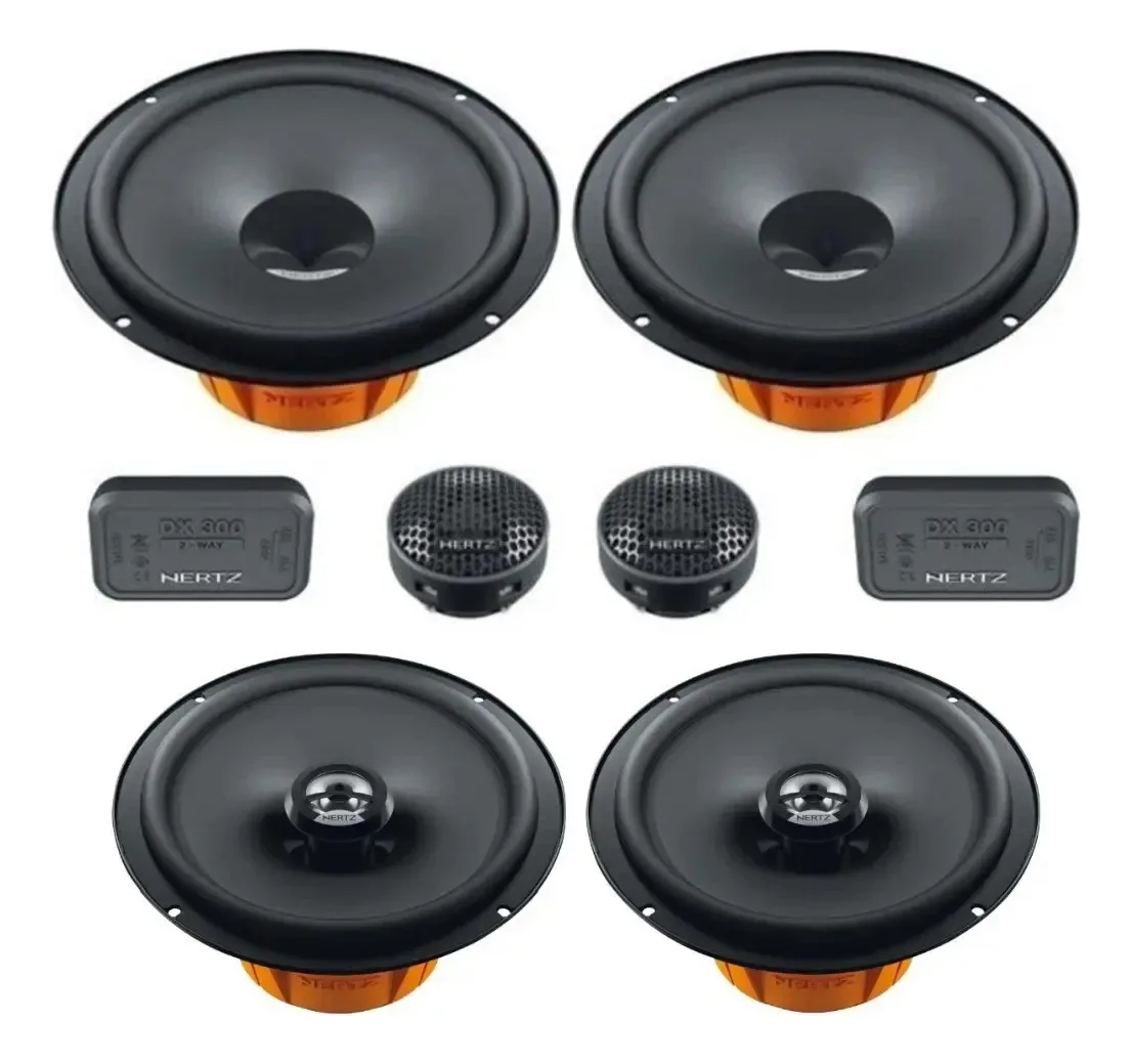 Kit 2 Vias Hertz Dsk 165.3 + Coaxial Dcx 165.3 6 Polegadas