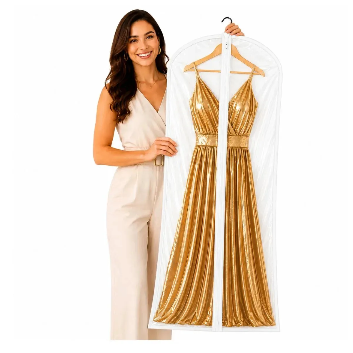 10 Capa Proteção para Vestidos Longo Festa Madrinha Noiva Beca Antimofo Proteção