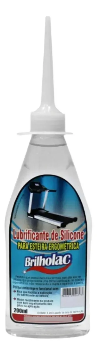 Silicone Lubrificante P/ Esteira Ergometrica Academia 200ml