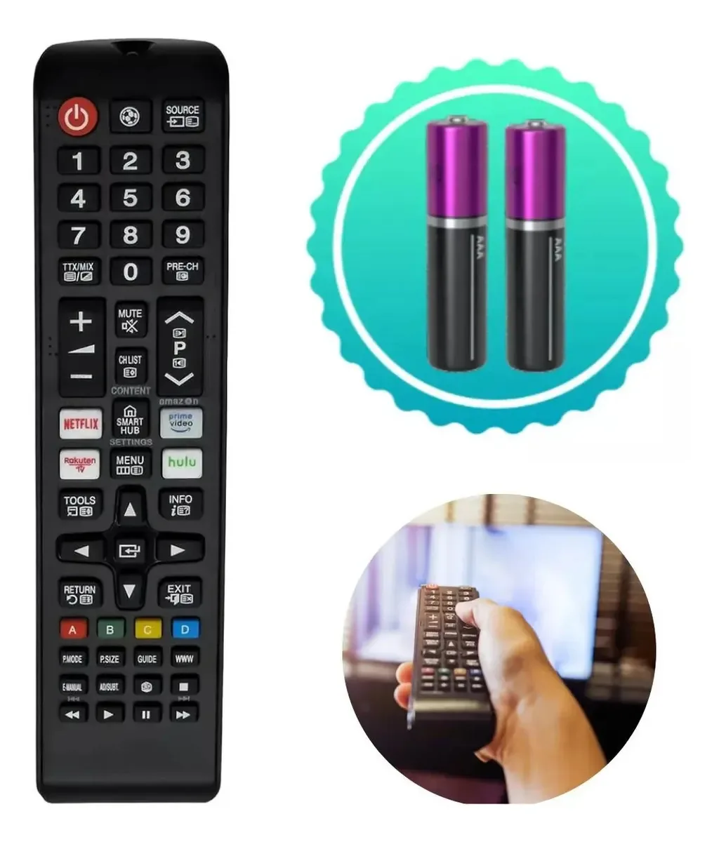 Controle Reposição Para Tv Tv Lcd Com Teclas De Atalho