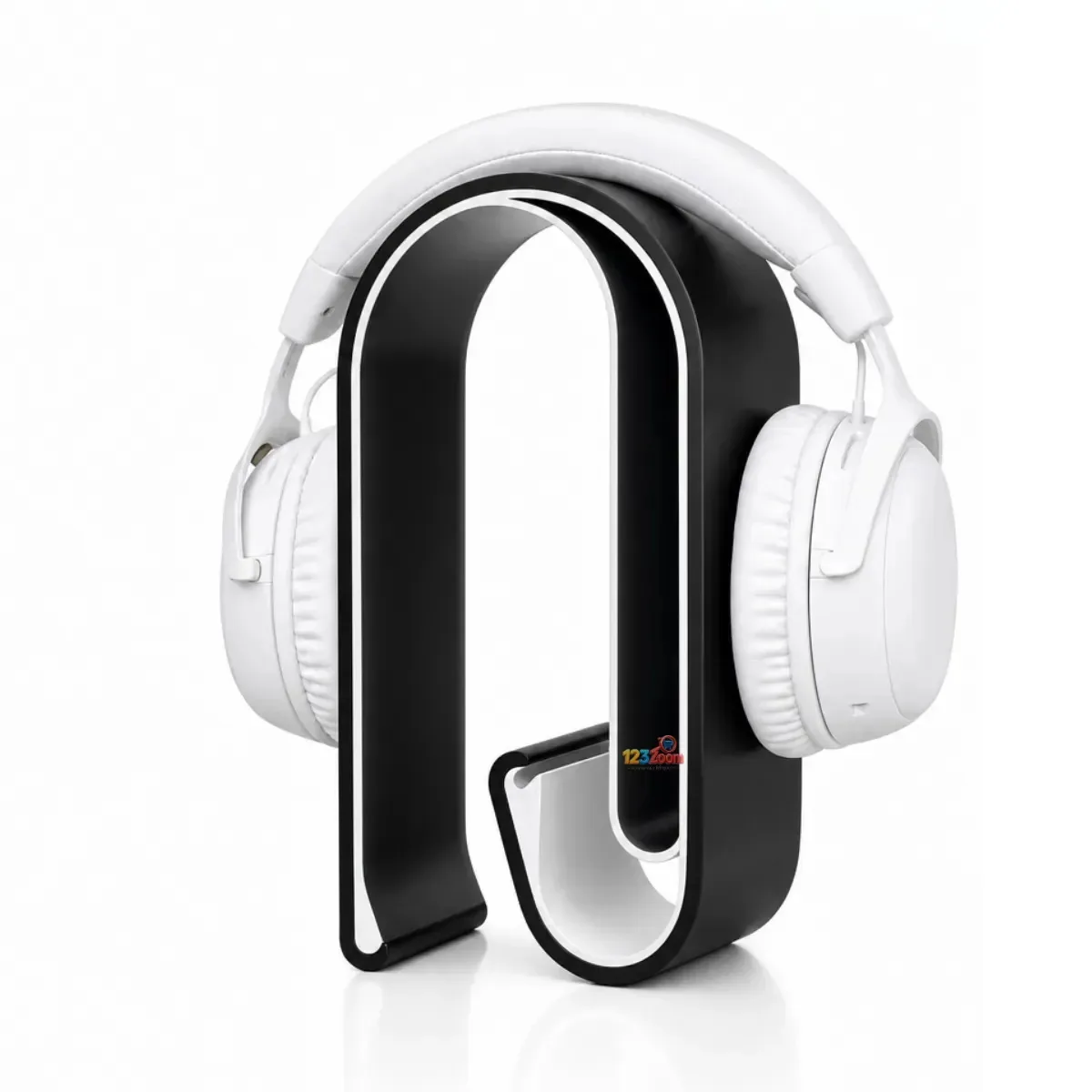 Suporte Fone Headset Gamer Fone De Ouvido Mesa Universal Reforçado Para Escritório Apoio Preto