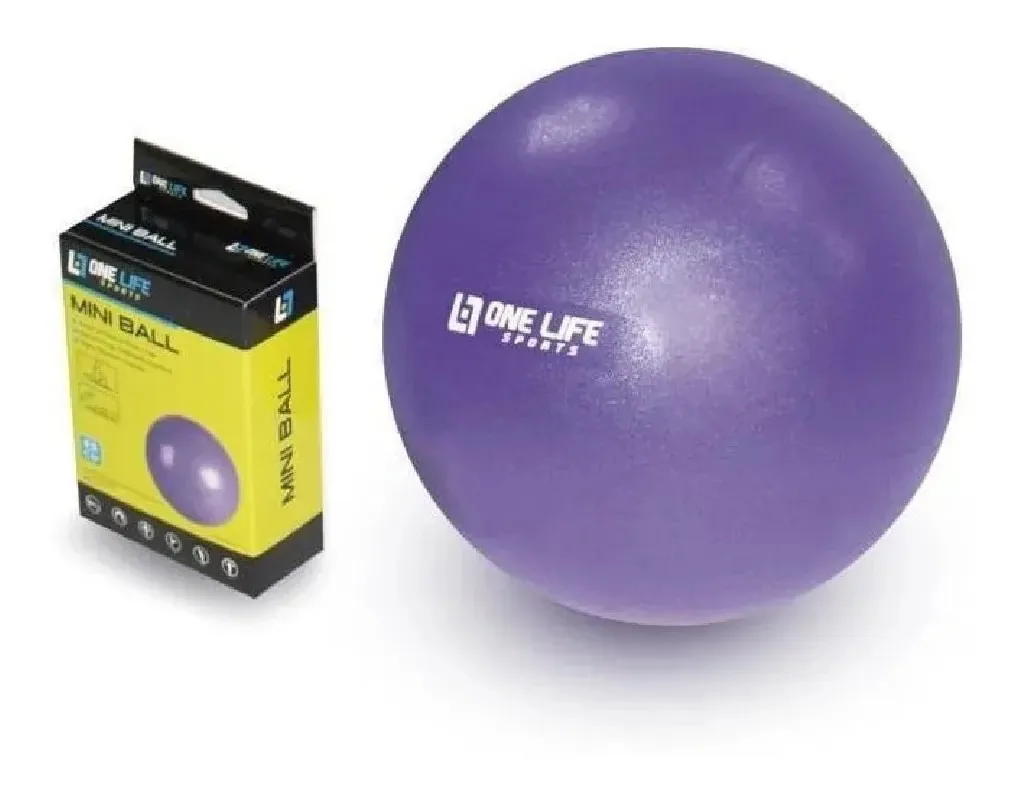 Pack com 3 Overballs de 25cm Antiestouro para Pilates e Yoga