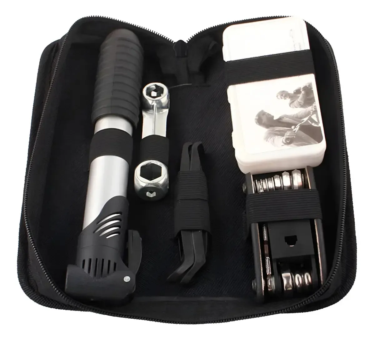 Kits de ferramentas para bicicletas Bellator Estojo Ferramentas Bomba