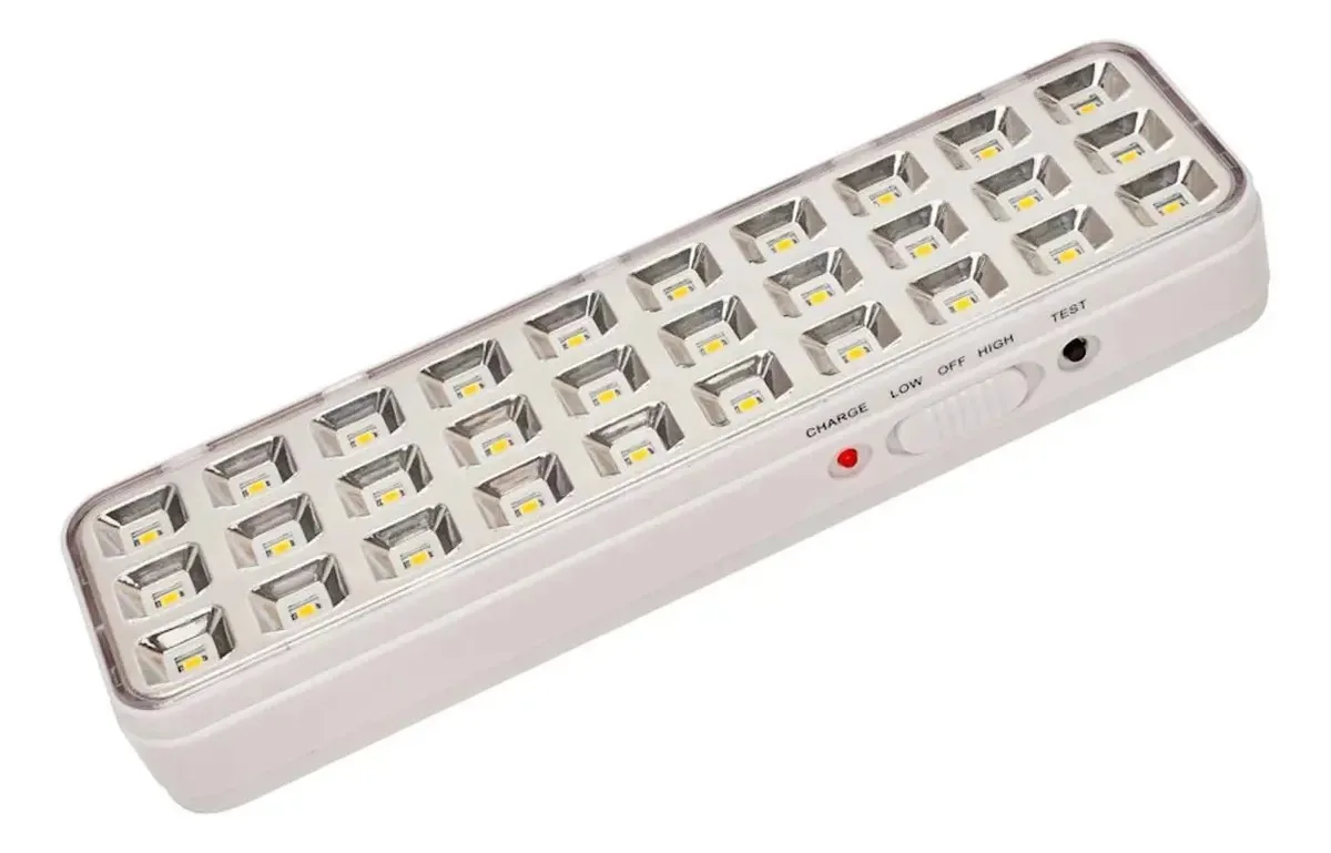 Luminária De Emergência 30 Leds Branco Alto Brilho Portátil