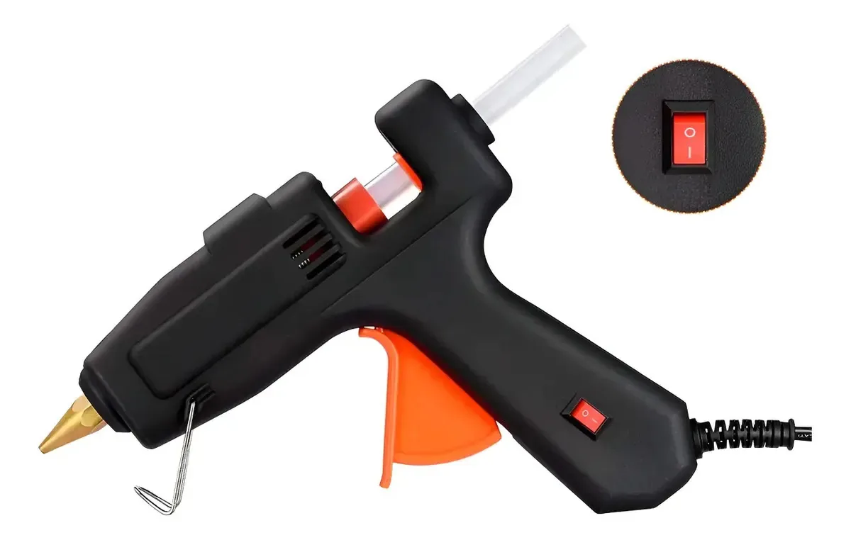 Pistola Cola Quente Elétrica Bivolt Ideal Para Artesanato
