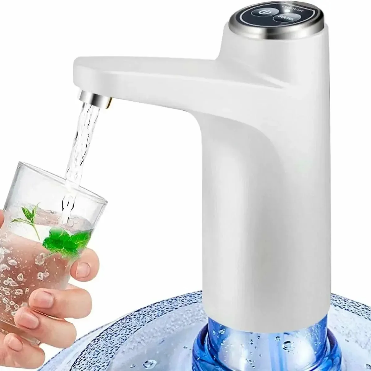 Bomba Automática Elétrica Galão Garrafão Agua 20l,15l,10l,5l