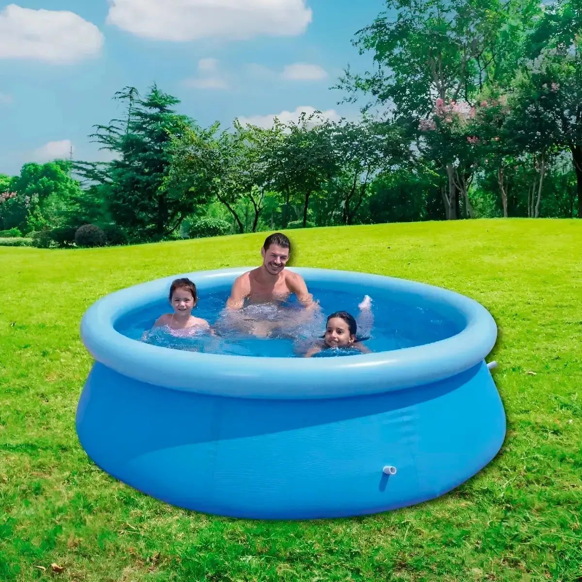Piscina Inflável redonda Relet Piscina 1000L azul